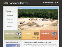 Tablet Screenshot of bandrsandandgravelct.com